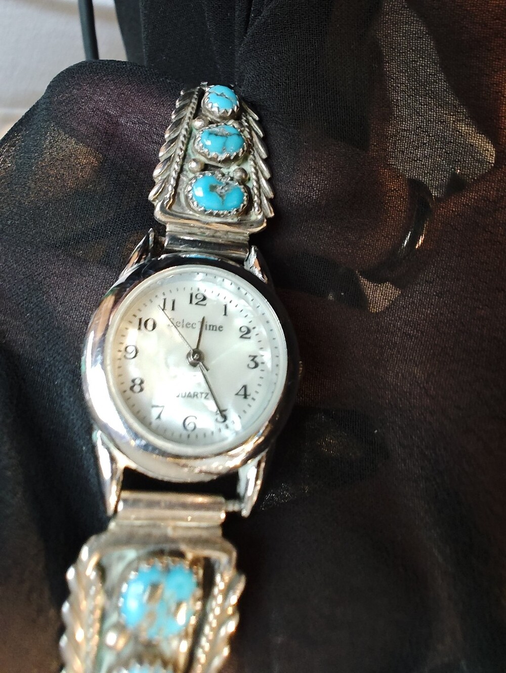 BEAUTIFUL... Sterling & Turquoise Watch